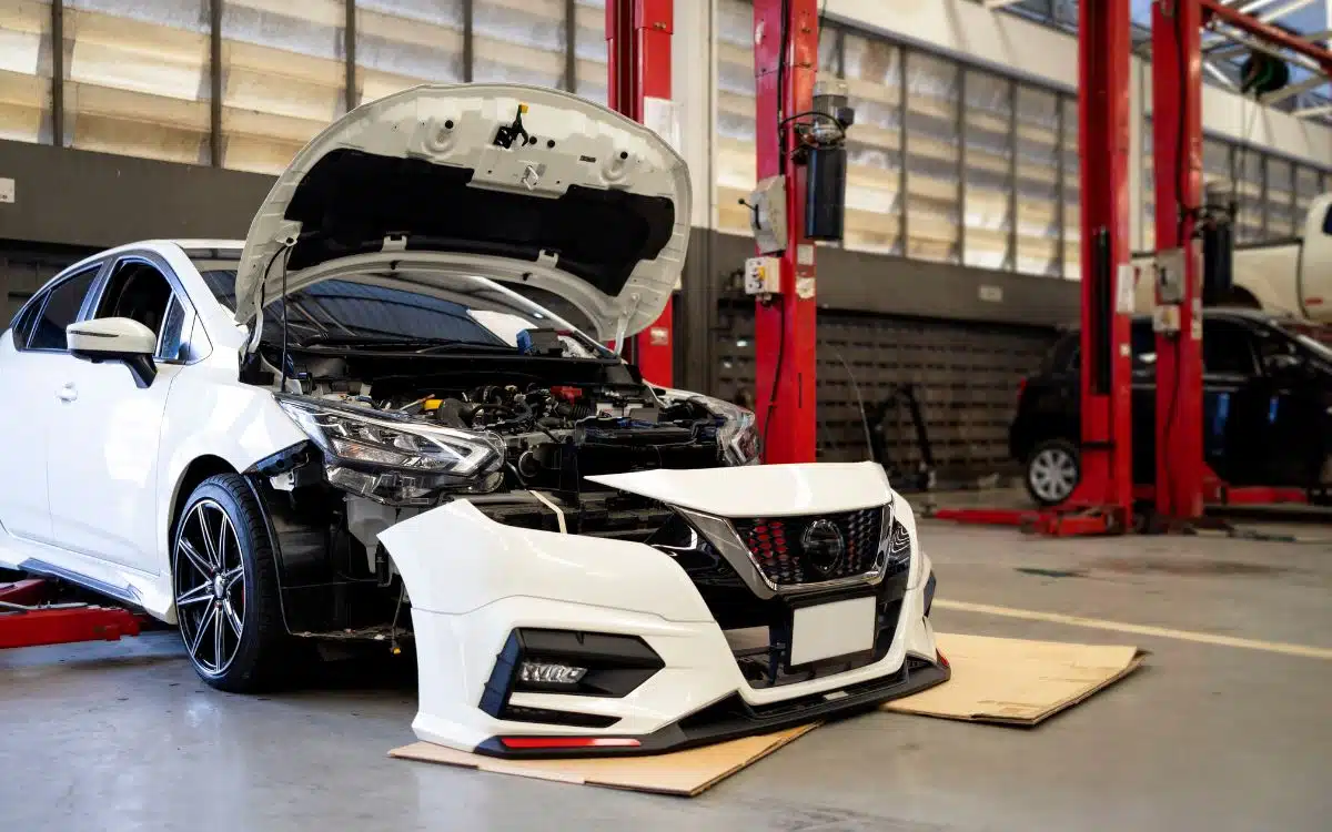 West Delray Collision Center photo of aluminum auto body repair in delray beach, florida facility West Delray Collision Center photo of aluminum auto body repair in delray beach, florida facility