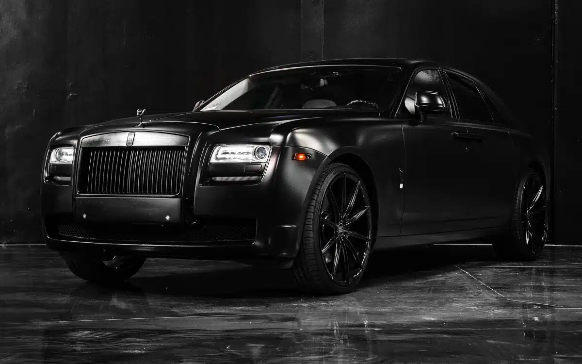 West Delray Collision Center photo of completed computerized car frame straightening on a RollsRoyce West Delray Collision Center photo of completed computerized car frame straightening on a RollsRoyce